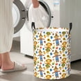 thumbnail image 5 of Lsque Harvest Scarecrow Pattern Pattern Laundry Hamper Basket, Tall Woven Rope Hamper Basket for Clothes, Lightweight Storage Basket, Collapsible Waterproof-, 5 of 6