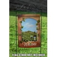 thumbnail image 4 of Toland Home Garden Vineyard View Welcome Wine Welcome Flag Double Sided 12x18 Inch, 4 of 5