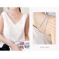 thumbnail image 3 of New Tank Top Solid Halter Crop Tops Women Summer Camis Backless Camisole Satin Silk Tee Female Sleeveless Cropped Vest, 3 of 5