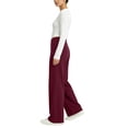 thumbnail image 7 of Dagugfen Athletic Yoga Pants for Women Stretchy Elastic High Waist Straight Leg Activewear Workout Pants(XL,Wine), 7 of 7