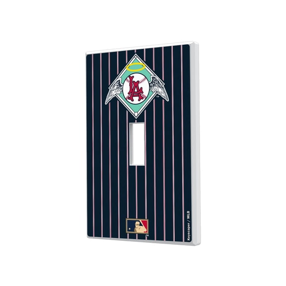 Los Angeles Angels 1961-1965 Cooperstown Pinstripe Single Toggle Light Switch Plate