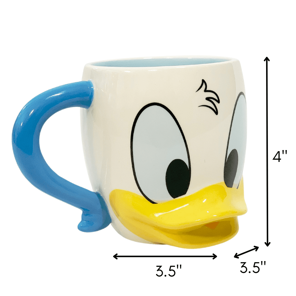 Disney Adventure Series Mickey Mouse Donald Duck Anime Cartoon Vintage  Ceramic Coffee Mug Set with Lid Spoon Ceramic Water Cup