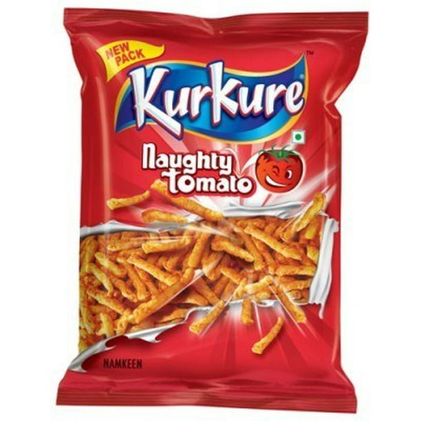 KURKURE NAUGHTY TOMATO INDIAN CHIPS 115GM