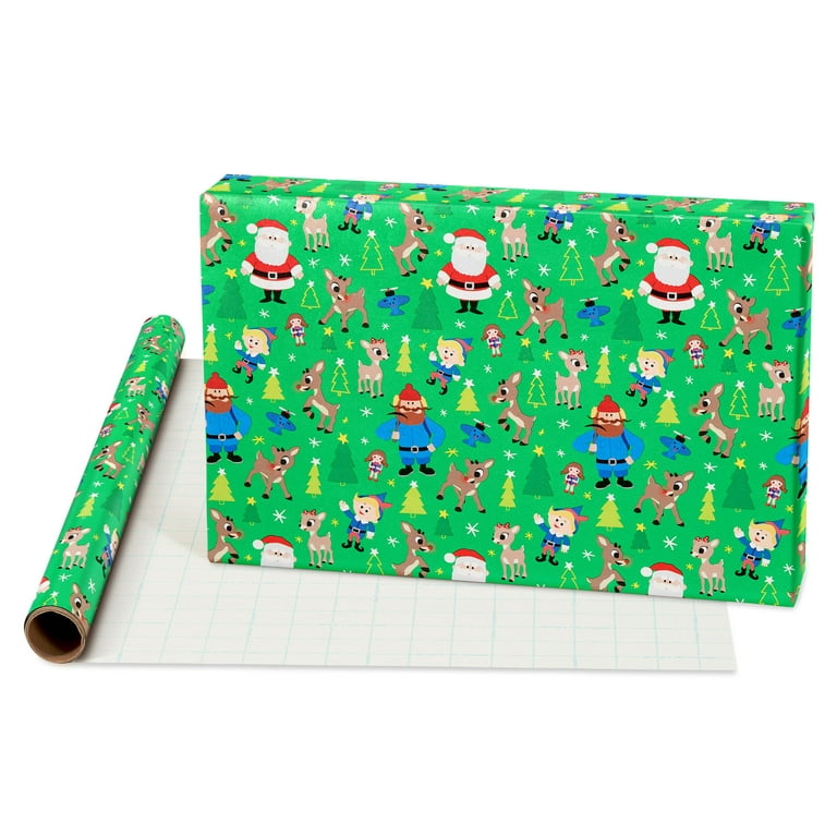 Hallmark Wrapping Paper Christmas Tis The Season Black 35 sq ft