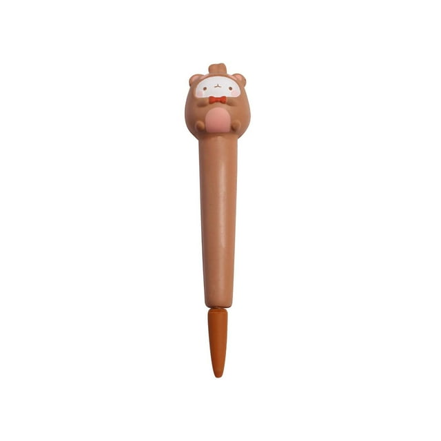 EGNMCR Stylo de Calligraphie Souple de Décompression pour Étudiant avec Stylo Élastique Interchangeable Stylo à Rebond Lent