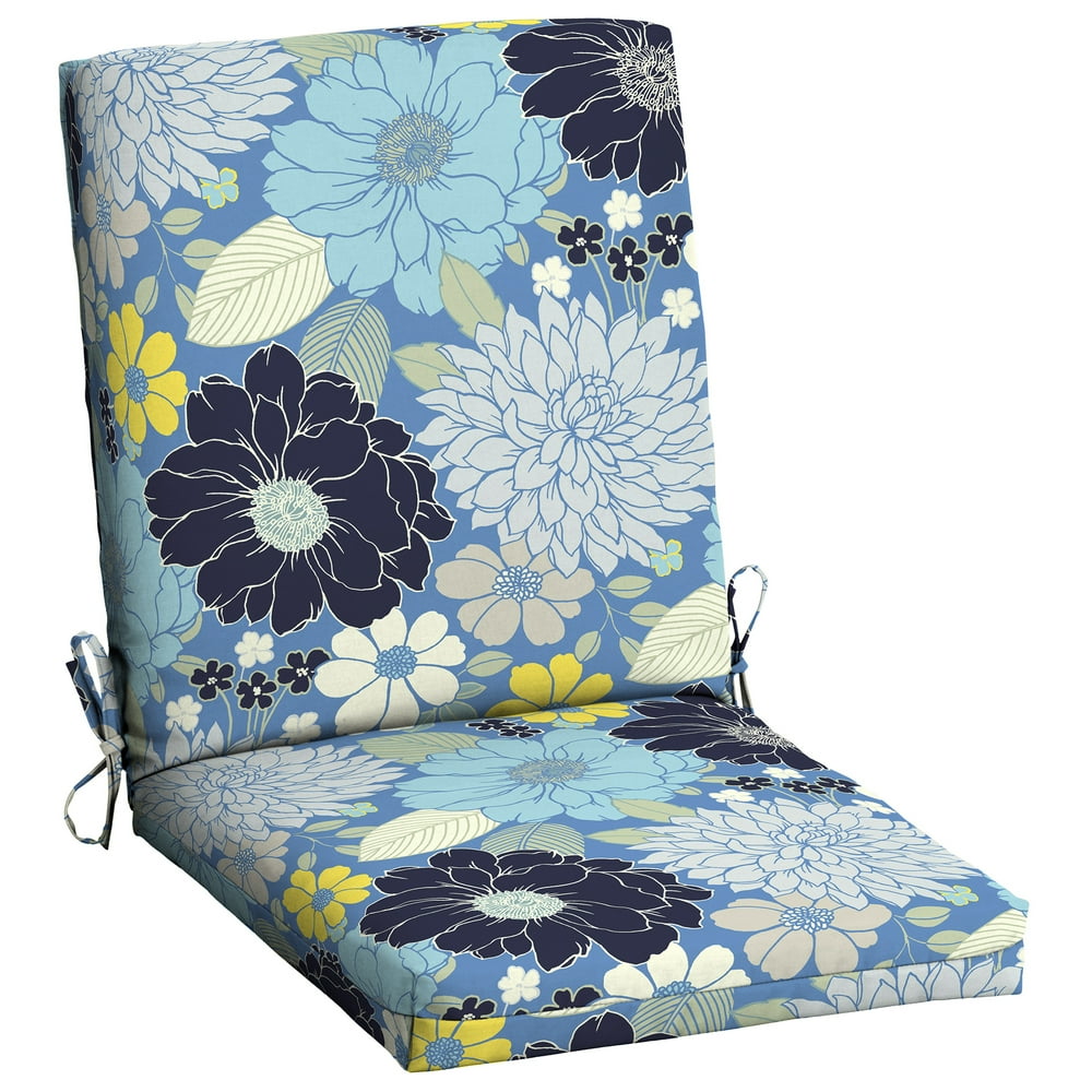 Mainstays Bell Gardens Floral 43 x 20in. Outdoor Dining Chair Cushion
