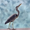 thumbnail image 2 of Kimberly, Allen 15x15 Gold Ornate Wood Framed with Double Matting Museum Art Print Titled - Heron, 2 of 4