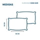 thumbnail image 3 of TESSO HOME 2 Almohadas Standardy 2 Almohadas King Size Incluye Fundas con Cierre Firmeza Media Lavables en Casa Suaves Microfibra Down Alternative Bed Pillow, 3 of 4