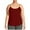 Wine, variant on Women's Camisole Tops Spaghetti Strap Summer Basic Undershirt Soft Comfy Sleepwear Lounge Tee