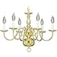 thumbnail image 3 of Livex Lighting Pennington 5006-02 6-Light Modern Chandelier B10 Candelabra, 3 of 4