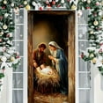 thumbnail image 7 of Christmas Door Cover Decoration Christmas Door Cover Door Hanging Party Decoration Door Cover Tapestry, 7 of 7