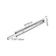 thumbnail image 2 of VEVOR Heavy Duty Drawer Slides 2pcs Drawer Slides 24" Locking Drawer Slides 250lbs Capacity Heavy Duty Slides Three Section Full Extension Drawer Slide Cold-Rolled Steel Industrial Drawer Slides, 2 of 9