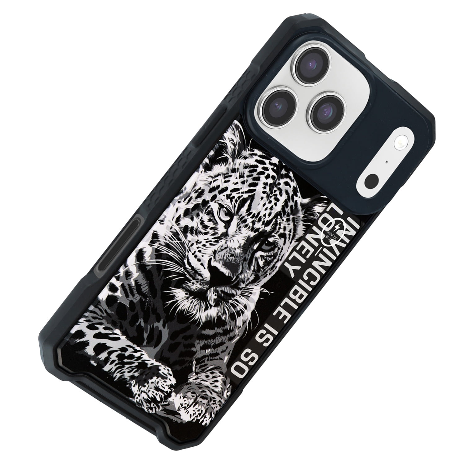 Cyber Magnetic DIY Series Cases for iPhone 17 Pro Max - Black