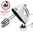 thumbnail image 4 of Hand Mixer under $5! Xqxayjr Handheld Electric Egg Beater, 7-Speed Mixer with Stainless Steel Attachments, Turbo Whisk for Baking Cooking Cream Dough Cake Cookie, 4 of 9
