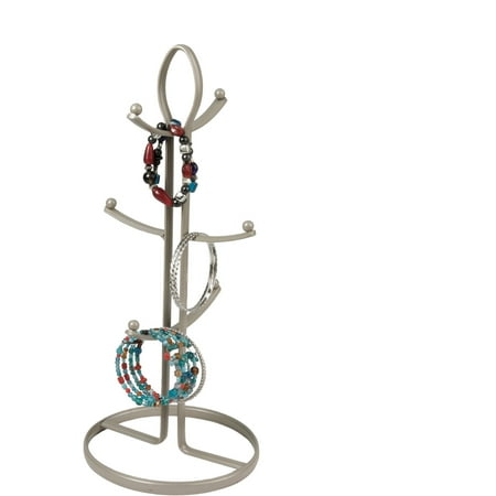Spectrum Ashley 6-Tier Jewelry Holder, Satin Nickel PC
