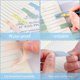 thumbnail image 4 of Transparent Sticky Tabs for Books, 500 Repositionable Page Markers with Morandi Colors & Clear Labels, 4 of 5