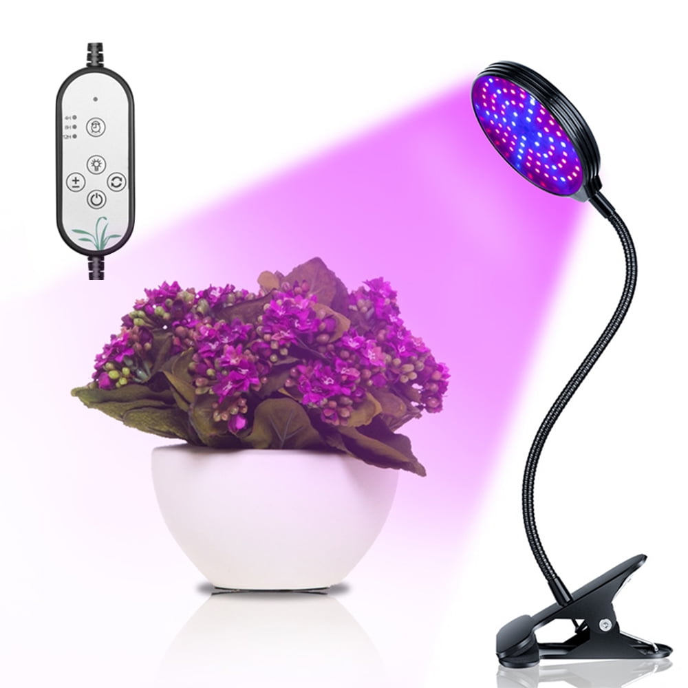 USB Plant Grow Light Red & Blue Spectrum Adjustable Desktop Clamp