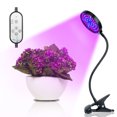 thumbnail image 1 of Labymos Lampe de Croissance USB pour Plantes Spectre Rouge et Bleu Pince de Bureau Réglable Lampe de Culture pour, 1 of 8