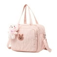thumbnail image 2 of Bolsa de pañales perfke organizador de productos para bebés Rosa, 2 of 9