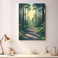 thumbnail image 2 of The Woodlands Travel Canvas, Vintage City Canvas Texas Canvas Wall Art, The Woodlands Canvas Colorful, Texas Picture Canvas - 104AZ1389, 2 of 2