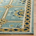 thumbnail image 6 of SAFAVIEH Easy Care Marcus Floral Geometric Area Rug, Light Blue/Dark Blue, 3' x 5', 6 of 9
