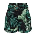 thumbnail image 5 of DHFJKG 2 Piece Sets For Women Summer Floral Sleeveless Crewneck Tank Top High Waisted Shorts With Belt Boho Beach Vacation Clothes Cozy Outfit, 5 of 6