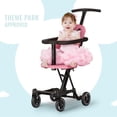 thumbnail image 2 of Dream On Me Lightweight and Compact Coast Rider Stroller with One Hand Easy Fold, Adjustable Handles and Soft Ride Wheels, Pink, 365-PINK, 2 of 5