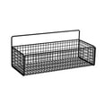 thumbnail image 3 of Hanging Kitchen Basket, Floating Shelf Kitchen Storage Organizer, Bathroom Wall Black, 3 of 9