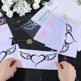 thumbnail image 3 of 16 Sheets Angel Wings Car Sticker 4 Colors Car Window Bumper Sticker Heart with Wing Decals Waterproof Reflective Self-Adhesive Decals for Vehicle Decoration Rear Windows Fender, 3 of 6
