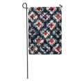 thumbnail image 1 of POGLIP Blue Abstract Ikat Pattern Modern Colorful Batik Beauty Classic Color Garden Flag Decorative Flag House Banner 12x18 inch, 1 of 2