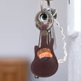 thumbnail image 2 of 1 Set Guitar Pick Holder Keychain Durable Rectangular Copper Coffee For Guitarists With Picks Bulk, 2 of 8