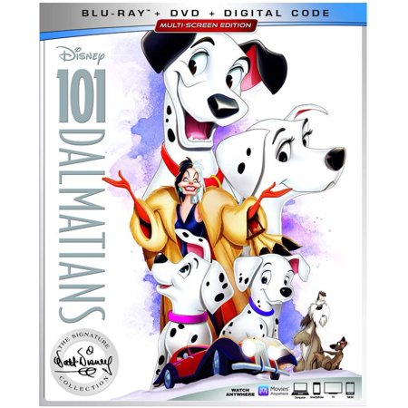 101 Dalmatians Signature Collection Blu Ray Dvd Digital Code