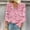 Pink, variant on ATENAR T Shirts for Women Lightweight Loose Womens Shirts Summer Tee Khaki S