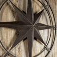 thumbnail image 3 of Backyard Expressions 30 Inch Compass Wall Plaque - Indoor/Outdoor - Vintage Black, 3 of 5