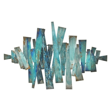Abstract Metal Wall - Three Hands Abstract Metal Slats Wall Decor