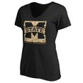 thumbnail image 2 of Women's Black Mississippi State Bulldogs OHT Eagle V-Neck T-Shirt, 2 of 3