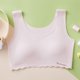 thumbnail image 5 of Penkiiy Chicas Suave Entrenamiento Bras, Sin Seamless First Bra Chicas Deportes Bras Longline Crop Bra, Pecho Doble Lined, 5 of 6