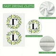 thumbnail image 7 of Yjiankangz Monogram Letter L Kitchen Towels Watercolor Lemon Farmhouse Dish Towels 16x24 Inch Dishcloth Fingertip Hand Towel Last Name Initial Soft Tea Towel Set of 2, 7 of 7