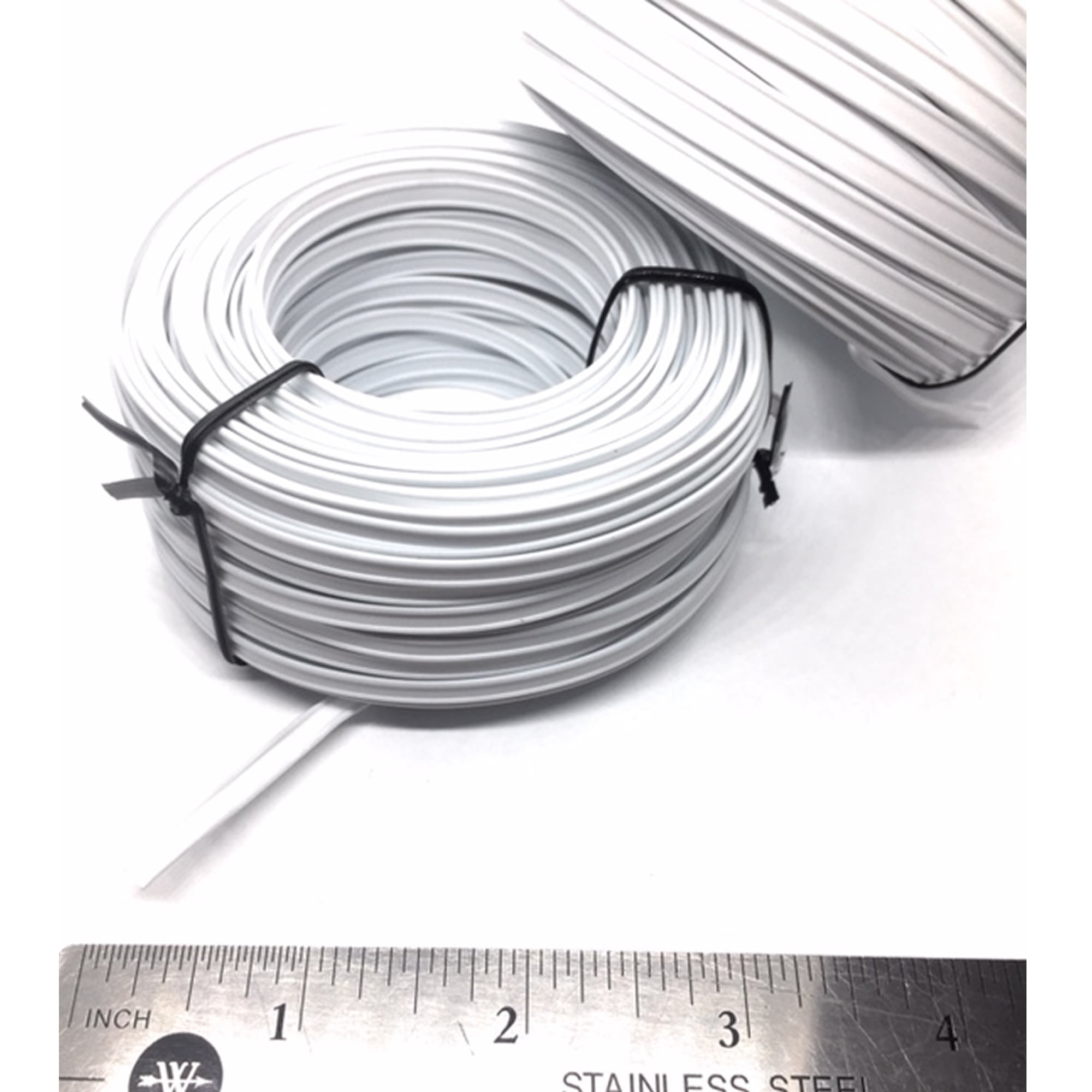 100X Elastic Band Cords Wire Aluminum/Plastic Nose Bridge Strips 3mm 20 Yards