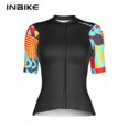 thumbnail image 2 of INBIKE - Maillot de ciclismo para mujer, manga corta, transpirable, con cremallera completa y bolsillos, 2 of 5