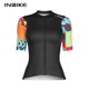 thumbnail image 2 of INBIKE - Maillot de ciclismo para mujer, manga corta, transpirable, con cremallera completa y bolsillos, 2 of 5