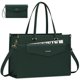 thumbnail image 1 of Bolsa para portátil LOVEVOOK de cuero impermeable de 15.6 pulgadas para mujer, 1 of 9