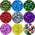 thumbnail image 2 of Cuentas de vidrio de 4 mm, 6 mm, 8 mm y 10 mm con forma redonda, espaciadoras sueltas para hacer joyas, dijes, pulseras, collares y accesorios, 2 of 5