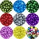 thumbnail image 2 of Cuentas de vidrio de 4 mm, 6 mm, 8 mm y 10 mm con forma redonda, espaciadoras sueltas para hacer joyas, dijes, pulseras, collares y accesorios, 2 of 5