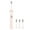 Pink, variant on Wovilon Toothbrush,Low Noise, Portable, Smart Timer Toothbrush IPX7 Water Toothbrush Vibration,8 Cleaning Modes, 4 Brush Head Toothb
