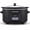 Black, variant on Slow Cooker, 8.5 Qt Programmable Electric Slow Cooker with Timer, Stainless Steel, Non-Toxic Removable Stoneware Pot, Dishwasher Safe, Large Capacity for Family & Party Meals-Black