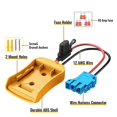 thumbnail image 2 of 2X Adaptador para BateríA de 20 V con Conector de Mazo de Cables para Peg-Perego, Cable 12 AWG con Fusible de 40 A, 2 of 6