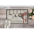 thumbnail image 2 of Carolines Treasures SB3087MAT Pots And Pans Welcome Indoor Or Outdoor Mat 18 x 27 In., 2 of 4