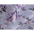 thumbnail image 3 of Ambesonne Floral Design Quilted Coverlet 3 Pcs, Leaves Boho Print, King Size, Pale Purple Pastel Purple, 3 of 4