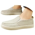 thumbnail image 3 of Men's Shoes Summer Casual Shoes One Foot Stirrup Walking Breathable Soft Bottom Not Tired Feet Old Cloth Shoes Men 7.5 Beige, 3 of 7